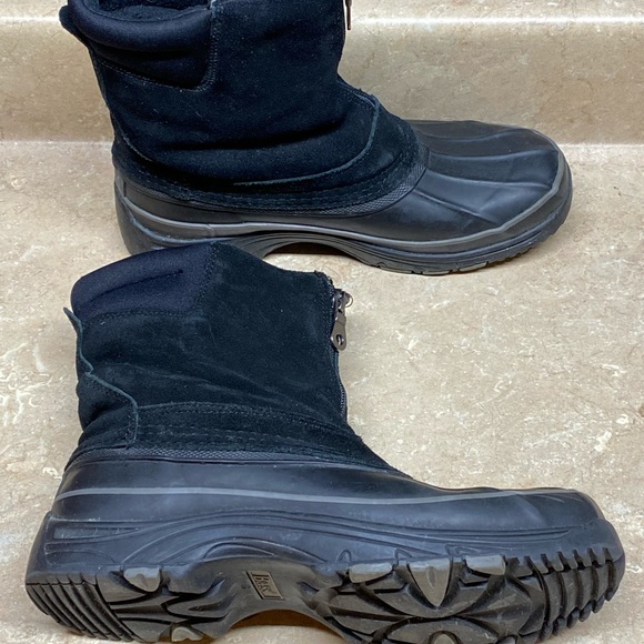 Bass Snow Boots Womens sz 8 black duck - Picture 3 of 12